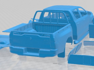 Toyota Hilux Double Cab Hi Rider 2015 Printable Car 3D 프린트 모델