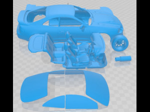 Toyota Celica ST 205 Printable Car 3D Print Model