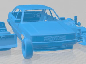 Audi 80 B2 1985 Printable Car 3D Print Model