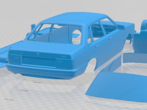 Audi 80 B2 1985 Printable Car 3D Принт Модель