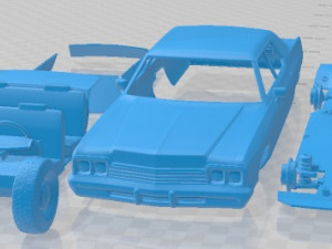 Dodge Monaco 1974 Printable Car 3D Print Model