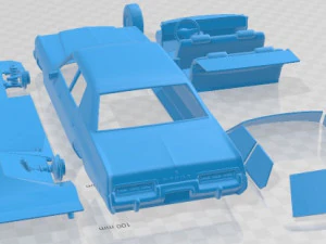 Dodge Monaco 1974 Printable Car 3D Print Model
