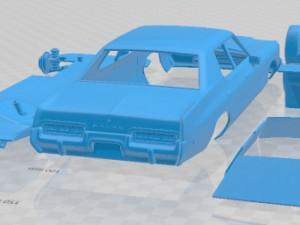 Dodge Monaco 1974 Printable Car 3Dプリントモデル