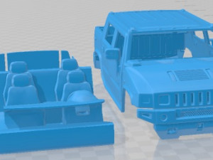 Hummer H2 SUT 2011 Printable Car Model do druku 3D