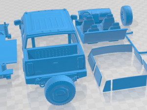 Hummer H2 SUT 2011 Printable Car Model do druku 3D