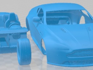 Aston Martin V8 Vantage S 2015 Printable Car Modèles 3D en vedette