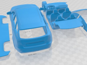 Lada Vesta Cross 2015 Printable Car Model Cetak 3D