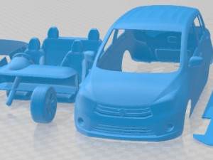 Suzuki Maruti Celerio 2014 Printable Car 3D Print Model