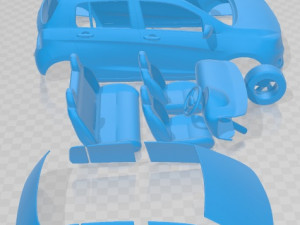 Suzuki Maruti Celerio 2014 Printable Car 3D Baskı Modeli