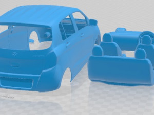 Suzuki Maruti Celerio 2014 Printable Car 3D Baskı Modeli