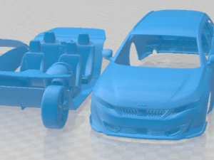Carro imprim&iacute;vel Peugeot 508 SW PSE 2021 Modelo de Impressão 3D
