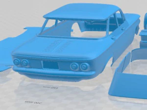 Chevrolet Corvair Sedan 1960 Printable Car 3D Print Model
