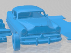 Hudson Hornet 2 Door 1954 Printable Car Modèles 3D en vedette
