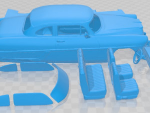 Hudson Hornet 2 Door 1954 Printable Car Modèles 3D en vedette