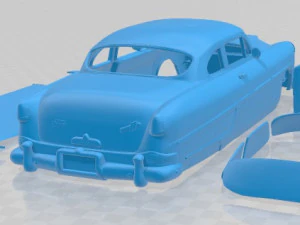 Hudson Hornet 2 Door 1954 Printable Car 3D Print Model