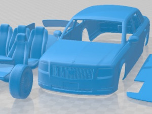 Toyota Century 2018 Printable Car 3D Print Model
