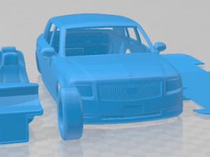 Toyota Century 2018 Printable Car 3D प्रिंट मॉडल