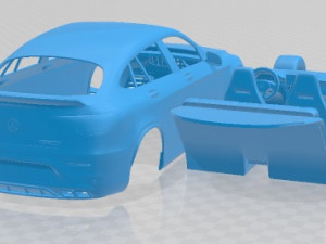 Mercedes Benz GLC 63 S AMG Coupe 2020 Printable Car Modello di stampa 3D