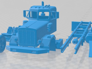 Peterbilt 353 1982 Printable Truck 3D Принт Модель