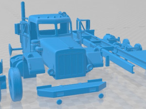 Peterbilt 353 1982 Printable Truck Modello di stampa 3D