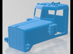 Peterbilt 353 1982 Printable Truck Modello di stampa 3D