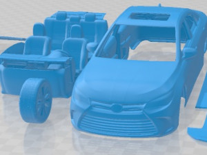 Toyota Camry 2015 Printable Car Modelo de impresión 3D