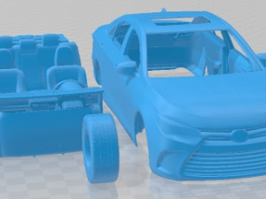 Toyota Camry 2015 Printable Car 3Dプリントモデル