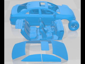 Toyota Camry 2015 Printable Car 3Dプリントモデル