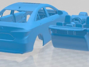 Toyota Camry 2015 Printable Car 3D Print Model