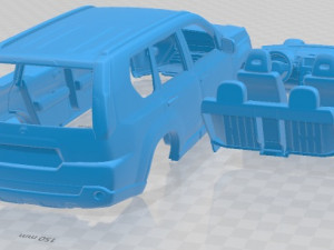 Nissan X Trail 2001 Printable Car 3D Baskı Modeli