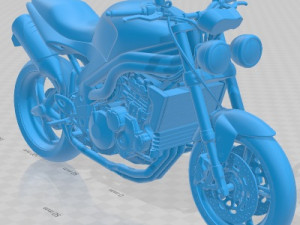Triumph Speed Triple 2008 Printable Motorbike Modèles 3D en vedette