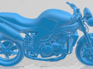 Triumph Speed Triple 2008 Printable Motorbike Modèles 3D en vedette