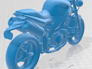 Triumph Speed Triple 2008 Printable Motorbike 3D Print Model