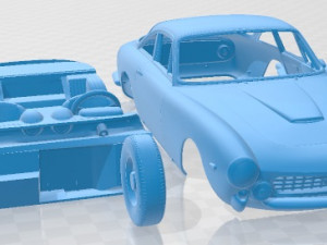 Ferrari 250 GT Berlinetta Lusso 1962 Printable Car Modello di stampa 3D