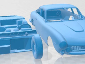 Ferrari 250 GT Berlinetta Lusso 1962 Printable Car 3D Print Model