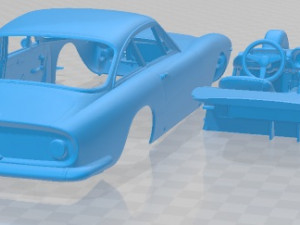 Ferrari 250 GT Berlinetta Lusso 1962 Printable Car Modello di stampa 3D