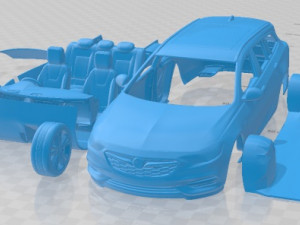 Holden Commodore Sportwagon 2021 Printable Car 3D प्रिंट मॉडल