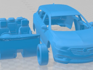 Holden Commodore Sportwagon 2021 Printable Car 3D-Druckmodell