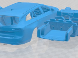 Holden Commodore Sportwagon 2021 Printable Car 3D-Druckmodell