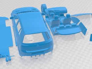 Volkswagen Golf 7-5R Printable Car 3D-printmodel