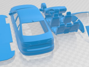 Volkswagen Jetta 2015 Printable Car Modèles 3D en vedette