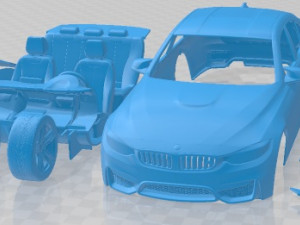 M3 F30 Sedan 2015 Printable Car 3D Print Model