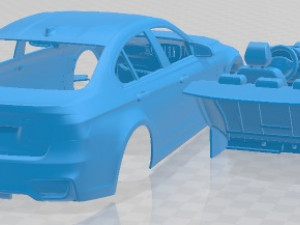 M3 F30 Sedan 2015 Printable Car Modèles 3D en vedette