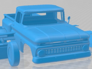 Chevrolet C10 K10 1963 Printable Car Modèles 3D en vedette