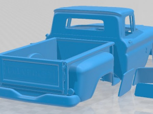 Chevrolet C10 K10 1963 Printable Car Modèles 3D en vedette