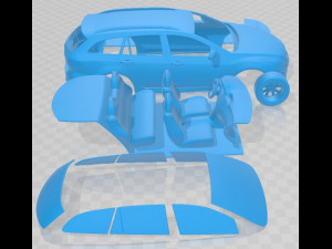 Mazda 6 Wagon 2011 Printable Car 3D Baskı Modeli