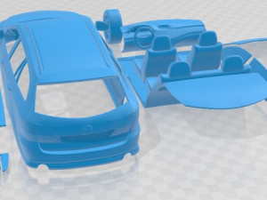Mazda 6 Wagon 2011 Printable Car 3D Baskı Modeli