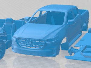 Mazda BT 50 2021 Printable Car 3D Baskı Modeli