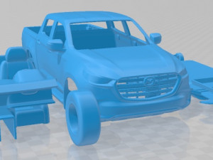 Mazda BT 50 2021 Printable Car Modèles 3D en vedette