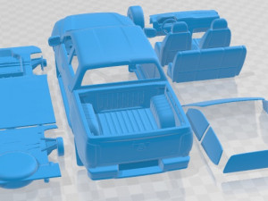 Mazda BT 50 2021 Printable Car Modèles 3D en vedette